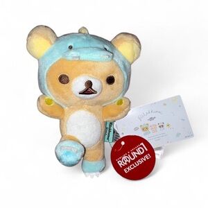 Rilakkuma Blue Dino Plush 6”